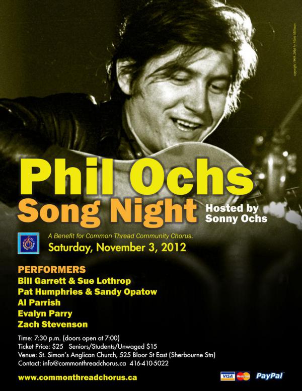 Phil Ochs song night